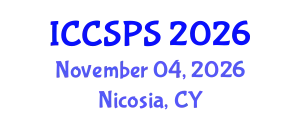 International Conference on Computer Science, Programming and Security (ICCSPS) November 04, 2026 - Nicosia, Cyprus