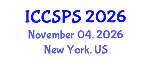 International Conference on Computer Science, Programming and Security (ICCSPS) November 04, 2026 - New York, United States