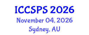 International Conference on Computer Science, Programming and Security (ICCSPS) November 04, 2026 - Sydney, Australia