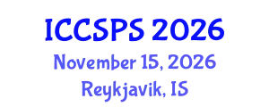 International Conference on Computer Science, Programming and Security (ICCSPS) November 15, 2026 - Reykjavik, Iceland