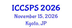 International Conference on Computer Science, Programming and Security (ICCSPS) November 15, 2026 - Kyoto, Japan