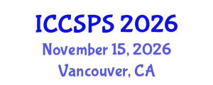 International Conference on Computer Science, Programming and Security (ICCSPS) November 15, 2026 - Vancouver, Canada