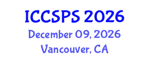 International Conference on Computer Science, Programming and Security (ICCSPS) December 09, 2026 - Vancouver, Canada