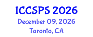 International Conference on Computer Science, Programming and Security (ICCSPS) December 09, 2026 - Toronto, Canada