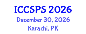 International Conference on Computer Science, Programming and Security (ICCSPS) December 30, 2026 - Karachi, Pakistan