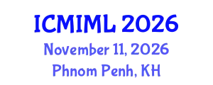 International Conference on Machine Intelligence and Machine Learning (ICMIML) November 11, 2026 - Phnom Penh, Cambodia