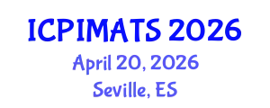 International Conference on Pediatrics, Internal Medicine and Advanced Treatment Strategies (ICPIMATS) April 20, 2026 - Seville, Spain