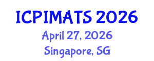 International Conference on Pediatrics, Internal Medicine and Advanced Treatment Strategies (ICPIMATS) April 27, 2026 - Singapore, Singapore