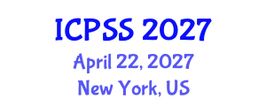 International Conference on Political Sociology and Socialization (ICPSS) April 22, 2027 - New York, United States