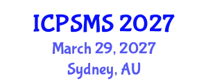 International Conference on Politics, Sociology and Media Studies (ICPSMS) March 29, 2027 - Sydney, Australia