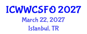 International Conference on Wastewater, Water Cycle, Sedimentation, Filtration and Oxidation (ICWWCSFO) March 22, 2027 - Istanbul, Turkey