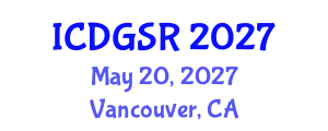 International Conference on Developments in General Surgery Research (ICDGSR) May 20, 2027 - Vancouver, Canada