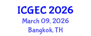 International Conference on Gastroenterology, Endoscopy and Colonoscopy (ICGEC) March 09, 2026 - Bangkok, Thailand