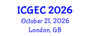 International Conference on Gastroenterology, Endoscopy and Colonoscopy (ICGEC) October 21, 2026 - London, United Kingdom
