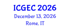 International Conference on Gastroenterology, Endoscopy and Colonoscopy (ICGEC) December 13, 2026 - Rome, Italy