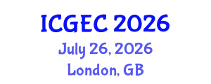 International Conference on Gastroenterology, Endoscopy and Colonoscopy (ICGEC) July 26, 2026 - London, United Kingdom