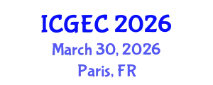 International Conference on Gastroenterology, Endoscopy and Colonoscopy (ICGEC) March 30, 2026 - Paris, France