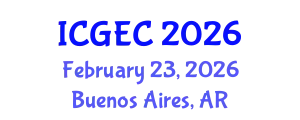 International Conference on Gastroenterology, Endoscopy and Colonoscopy (ICGEC) February 23, 2026 - Buenos Aires, Argentina