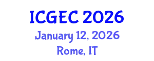 International Conference on Gastroenterology, Endoscopy and Colonoscopy (ICGEC) January 12, 2026 - Rome, Italy