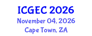 International Conference on Gastroenterology, Endoscopy and Colonoscopy (ICGEC) November 04, 2026 - Cape Town, South Africa