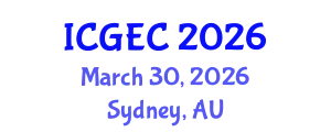 International Conference on Gastroenterology, Endoscopy and Colonoscopy (ICGEC) March 30, 2026 - Sydney, Australia