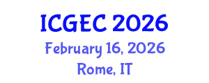 International Conference on Gastroenterology, Endoscopy and Colonoscopy (ICGEC) February 16, 2026 - Rome, Italy