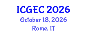 International Conference on Gastroenterology, Endoscopy and Colonoscopy (ICGEC) October 18, 2026 - Rome, Italy