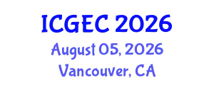 International Conference on Gastroenterology, Endoscopy and Colonoscopy (ICGEC) August 05, 2026 - Vancouver, Canada