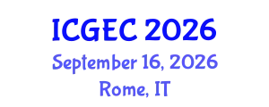International Conference on Gastroenterology, Endoscopy and Colonoscopy (ICGEC) September 16, 2026 - Rome, Italy