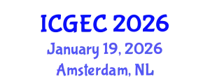 International Conference on Gastroenterology, Endoscopy and Colonoscopy (ICGEC) January 19, 2026 - Amsterdam, Netherlands