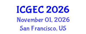 International Conference on Gastroenterology, Endoscopy and Colonoscopy (ICGEC) November 01, 2026 - San Francisco, United States