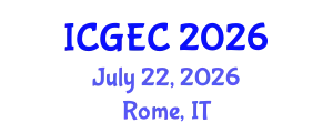 International Conference on Gastroenterology, Endoscopy and Colonoscopy (ICGEC) July 22, 2026 - Rome, Italy