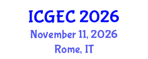 International Conference on Gastroenterology, Endoscopy and Colonoscopy (ICGEC) November 11, 2026 - Rome, Italy