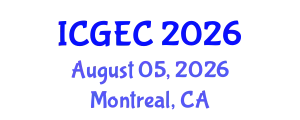International Conference on Gastroenterology, Endoscopy and Colonoscopy (ICGEC) August 05, 2026 - Montreal, Canada