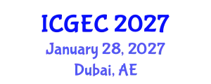 International Conference on Gastroenterology, Endoscopy and Colonoscopy (ICGEC) January 28, 2027 - Dubai, United Arab Emirates