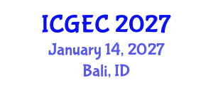 International Conference on Gastroenterology, Endoscopy and Colonoscopy (ICGEC) January 14, 2027 - Bali, Indonesia