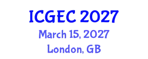 International Conference on Gastroenterology, Endoscopy and Colonoscopy (ICGEC) March 15, 2027 - London, United Kingdom