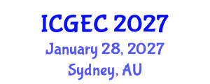 International Conference on Gastroenterology, Endoscopy and Colonoscopy (ICGEC) January 28, 2027 - Sydney, Australia