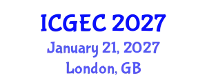 International Conference on Gastroenterology, Endoscopy and Colonoscopy (ICGEC) January 21, 2027 - London, United Kingdom