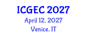International Conference on Gastroenterology, Endoscopy and Colonoscopy (ICGEC) April 12, 2027 - Venice, Italy