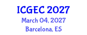 International Conference on Gastroenterology, Endoscopy and Colonoscopy (ICGEC) March 04, 2027 - Barcelona, Spain
