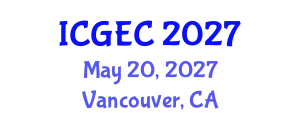 International Conference on Gastroenterology, Endoscopy and Colonoscopy (ICGEC) May 20, 2027 - Vancouver, Canada