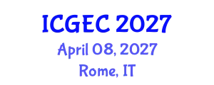 International Conference on Gastroenterology, Endoscopy and Colonoscopy (ICGEC) April 08, 2027 - Rome, Italy