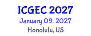 International Conference on Gastroenterology, Endoscopy and Colonoscopy (ICGEC) January 09, 2027 - Honolulu, United States