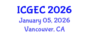 International Conference on Gastroenterology, Endoscopy and Colonoscopy (ICGEC) January 05, 2026 - Vancouver, Canada