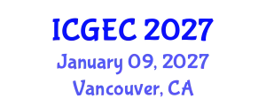 International Conference on Gastroenterology, Endoscopy and Colonoscopy (ICGEC) January 09, 2027 - Vancouver, Canada