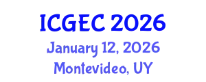 International Conference on Gastroenterology, Endoscopy and Colonoscopy (ICGEC) January 12, 2026 - Montevideo, Uruguay