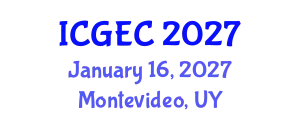 International Conference on Gastroenterology, Endoscopy and Colonoscopy (ICGEC) January 16, 2027 - Montevideo, Uruguay