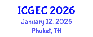 International Conference on Gastroenterology, Endoscopy and Colonoscopy (ICGEC) January 12, 2026 - Phuket, Thailand