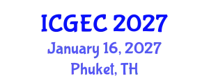 International Conference on Gastroenterology, Endoscopy and Colonoscopy (ICGEC) January 16, 2027 - Phuket, Thailand
